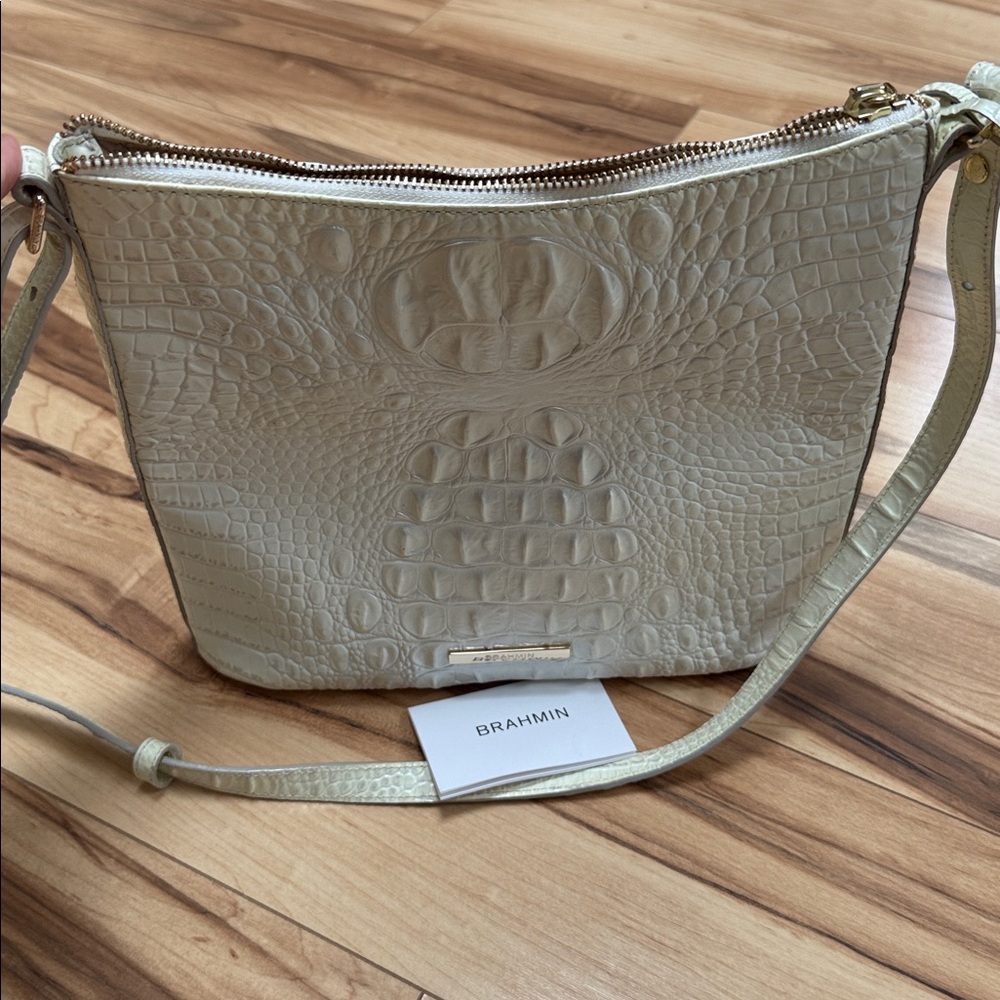 Brahmin Katie Crocodile-Embossed leather Shoulder Bag - Picture 10 of 10